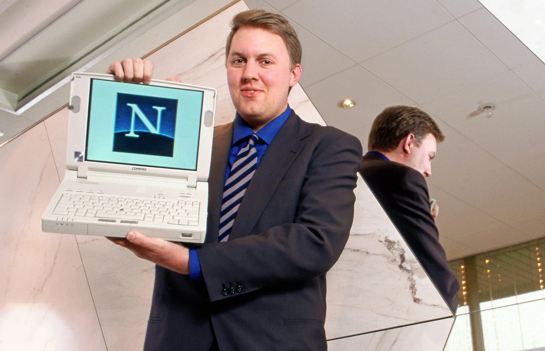 Marc Andreessen and Eric Bina 